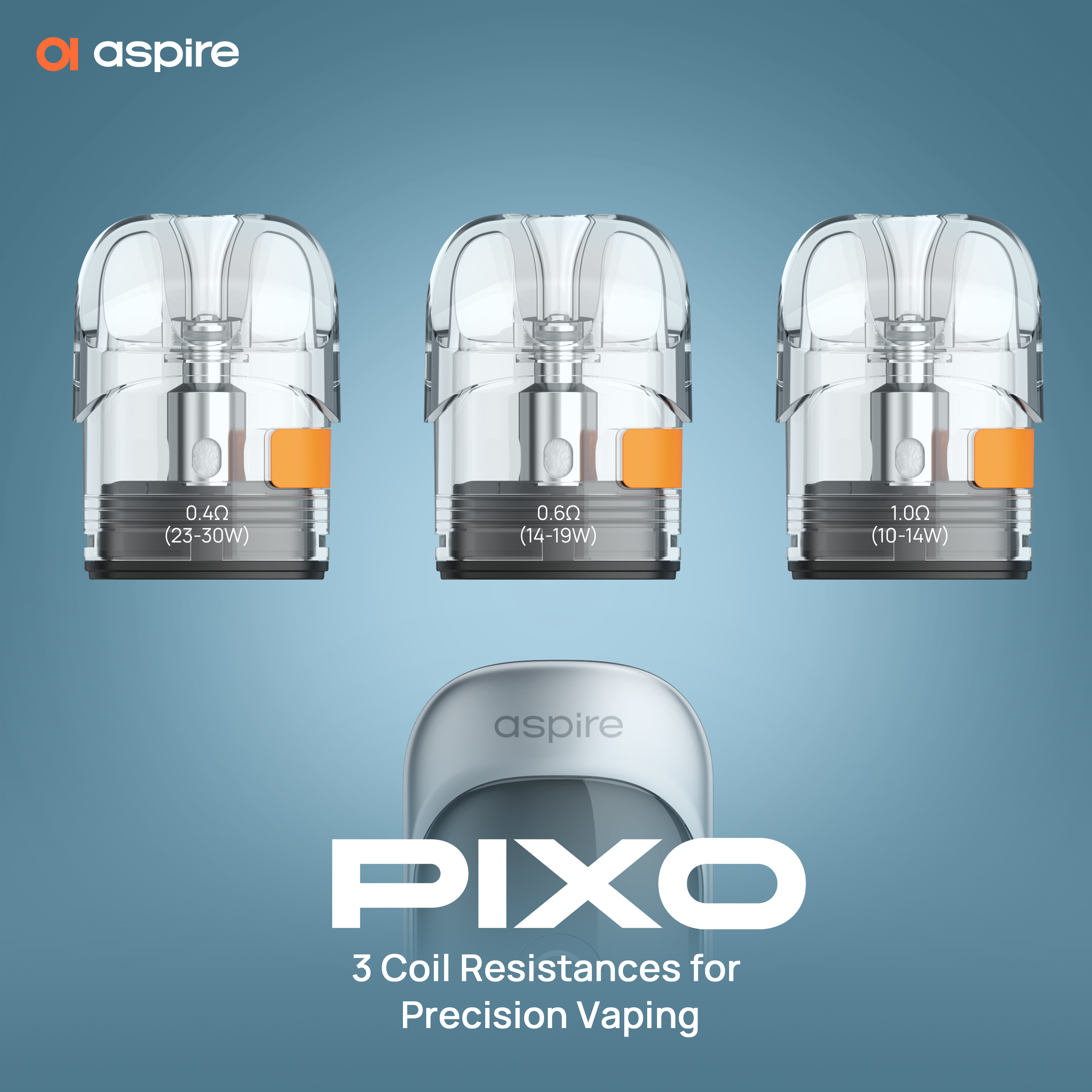 ASPIRE PIXO霧克斯｜原廠空煙彈