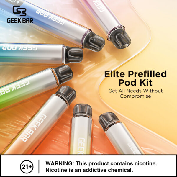 Geek Bar Elite Prefilled Pod Kit 菁英 一次性拋棄式電子煙